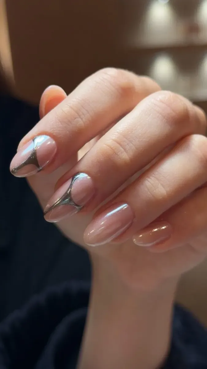 Chrome french op nude basis